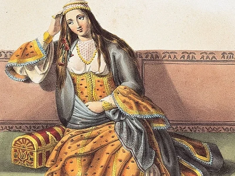 1786-Otto Magnus von Stackelberg - Moglie di un arconte, ritratta dal barone de Stackelberg